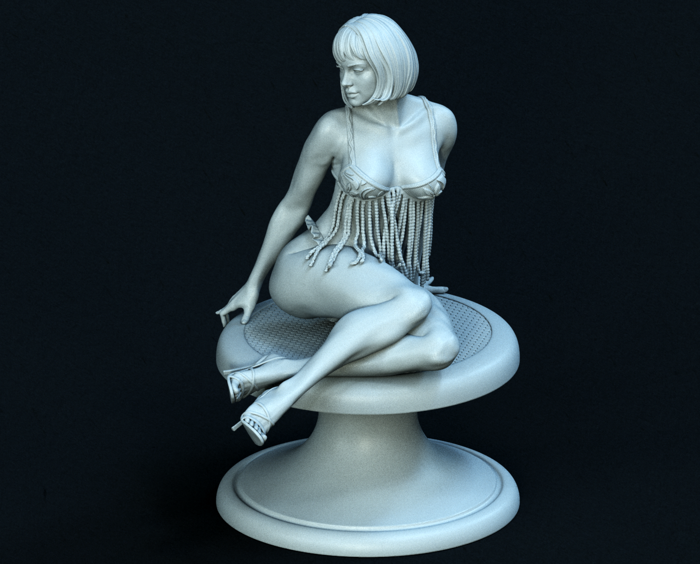 Natalie Portman – Closer SFW/NSFW Sculpture (75mm to 500mm) - Unassembled/Unpainted/3D Print
