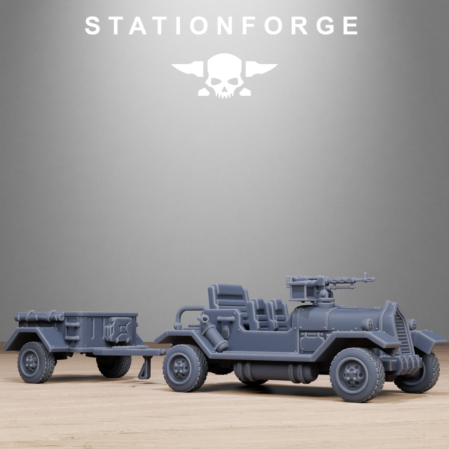 GrimGuard Support Vehicles (x2) - TTRPG - Wargaming - Grimdark