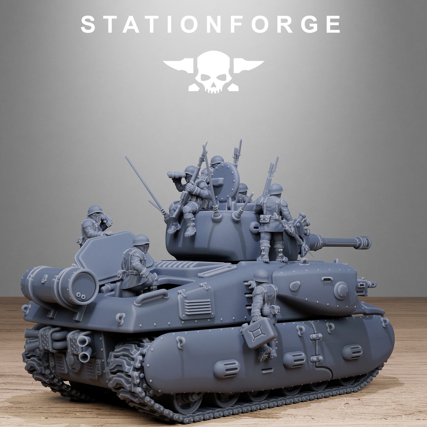 FreeGuard Battle Tank - TTRPG - Wargaming - Grimdark