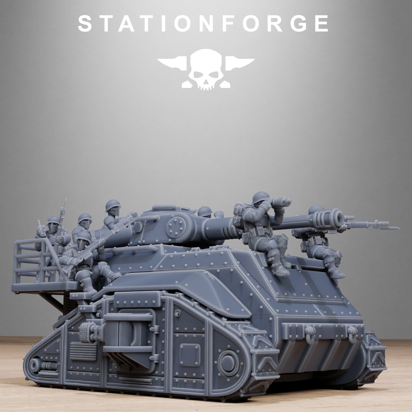 Freeguard Artillery Mini Tank - by Station Forge - TTRPG - Wargaming - Grimdark