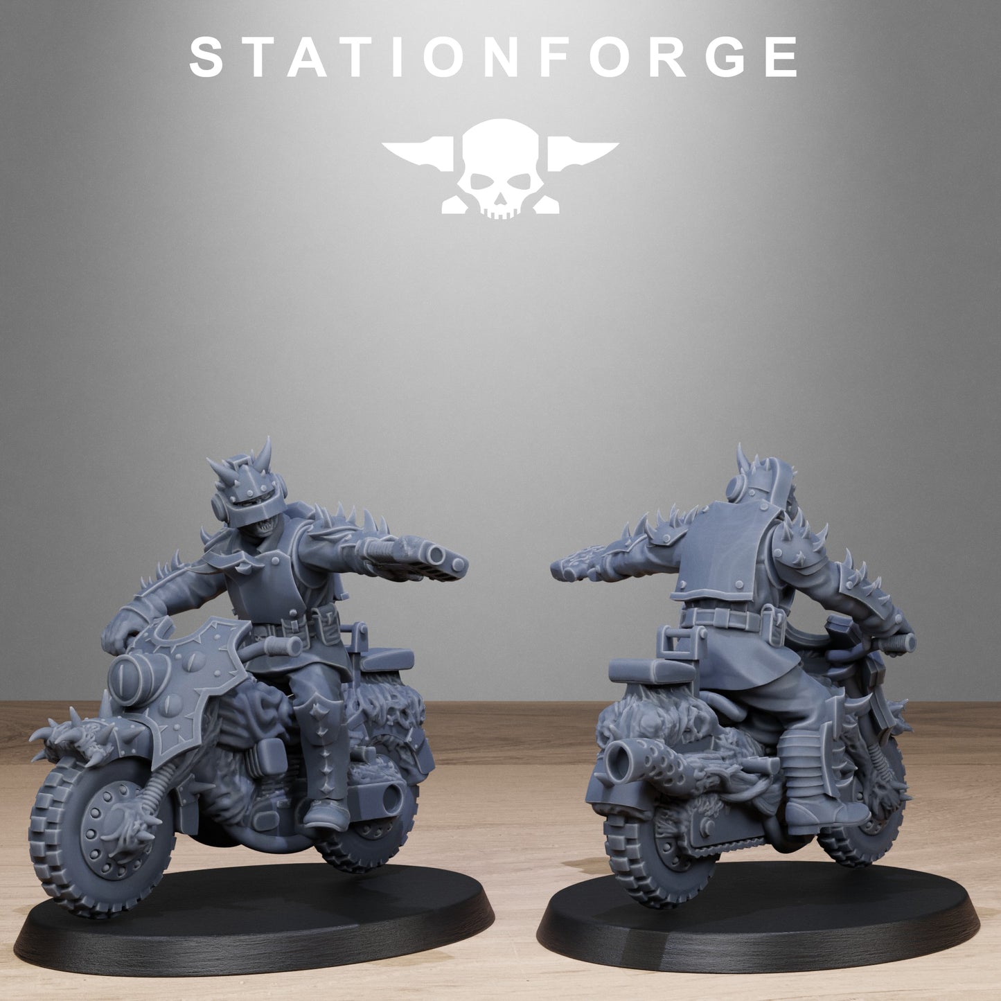Corrupted Guard Bikers (x10) - TTRPG - Wargaming - Grimdark