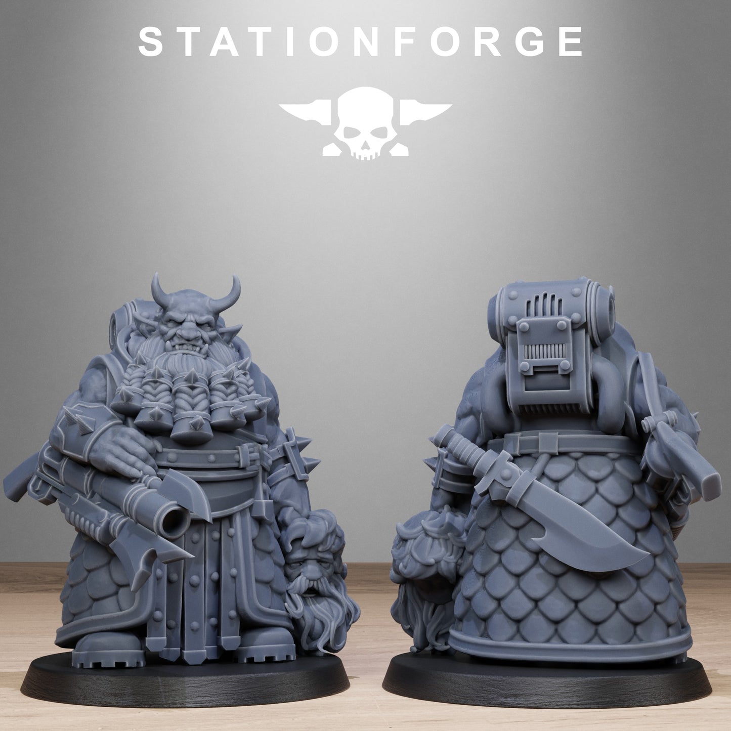 Corrupted Guard Dwarves (x10) - TTRPG - Wargaming - Grimdark