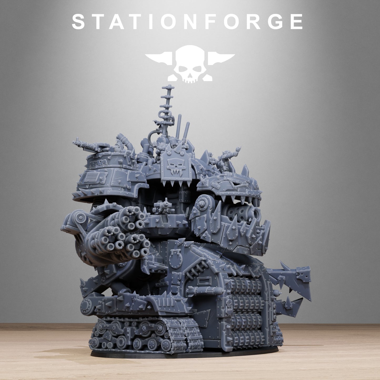 Orkaz Gognauts - Warmachine - TTRPG - Wargaming - Grimdark  - by Station Forge - Tabletop RPG Miniature - Roleplaying 3D Printed Fantasy Mini