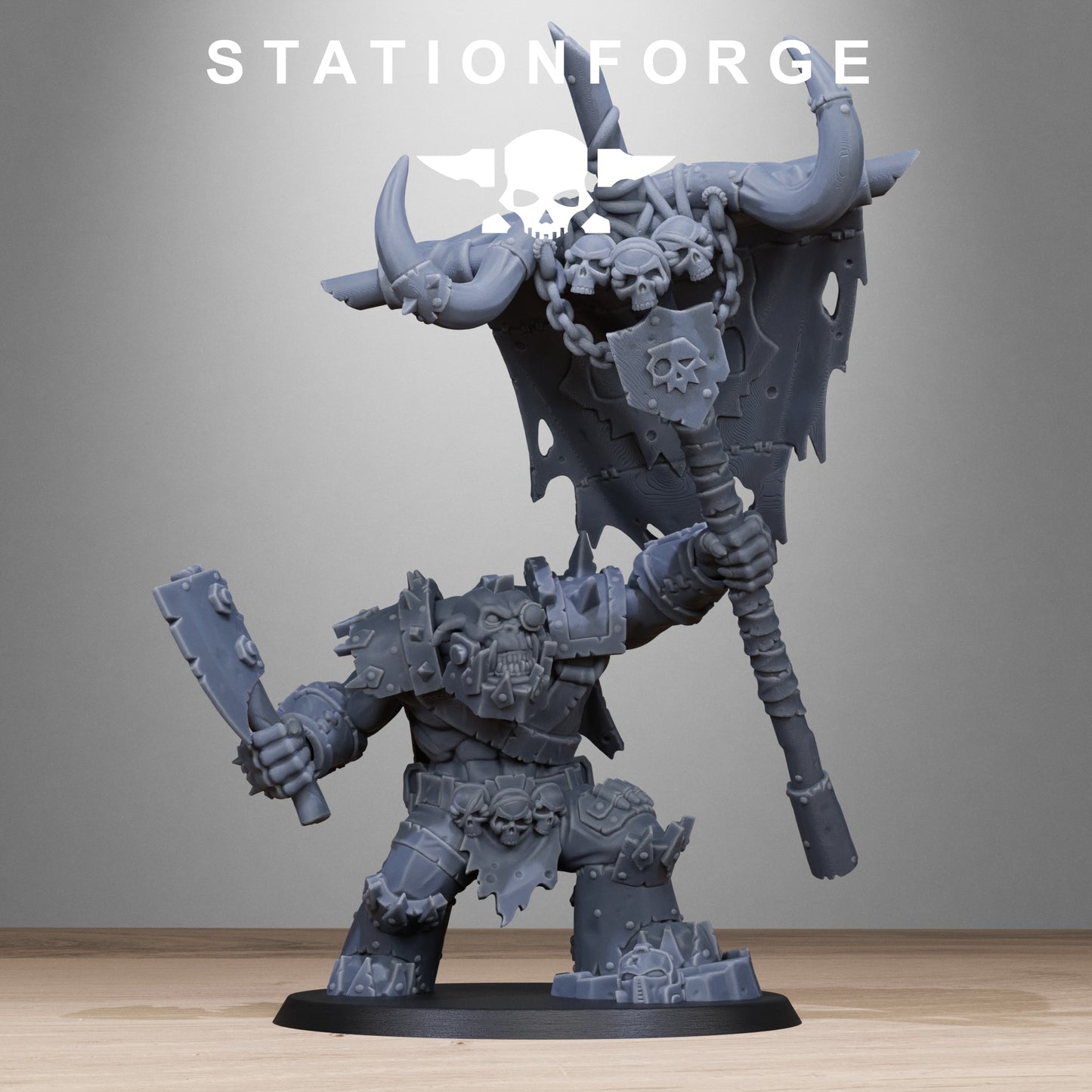 Orkaz Bearer Boss - TTRPG - Wargaming - Grimdark