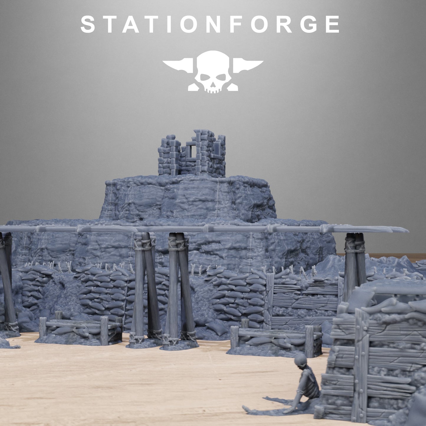 GrimGuard Trench Terrain ADD Ons - TTRPG - Wargaming Terrain - Grimdark
