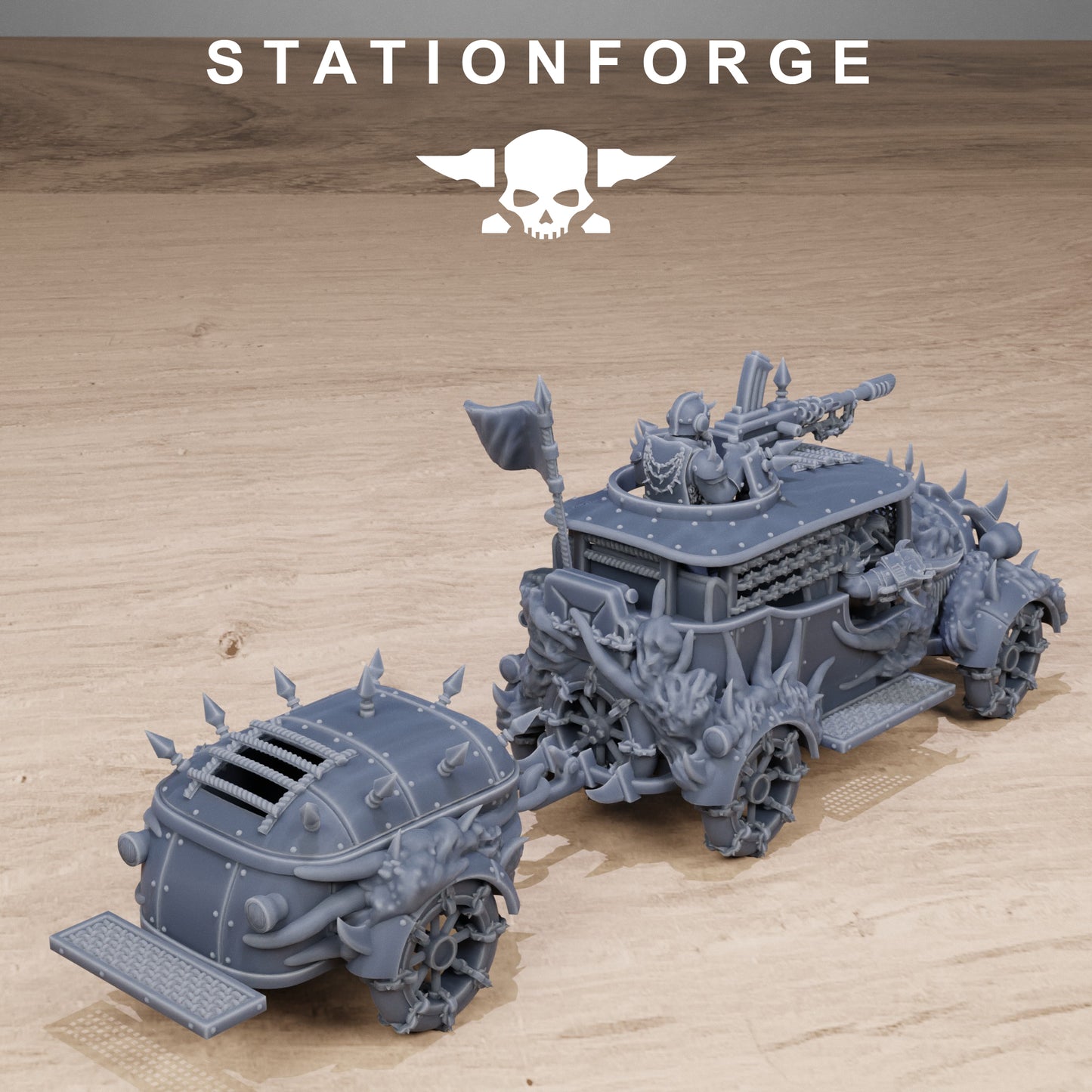Corrupted Bloody Convoy (x2) - by Station Forge - TTRPG - Wargaming - Grimdark