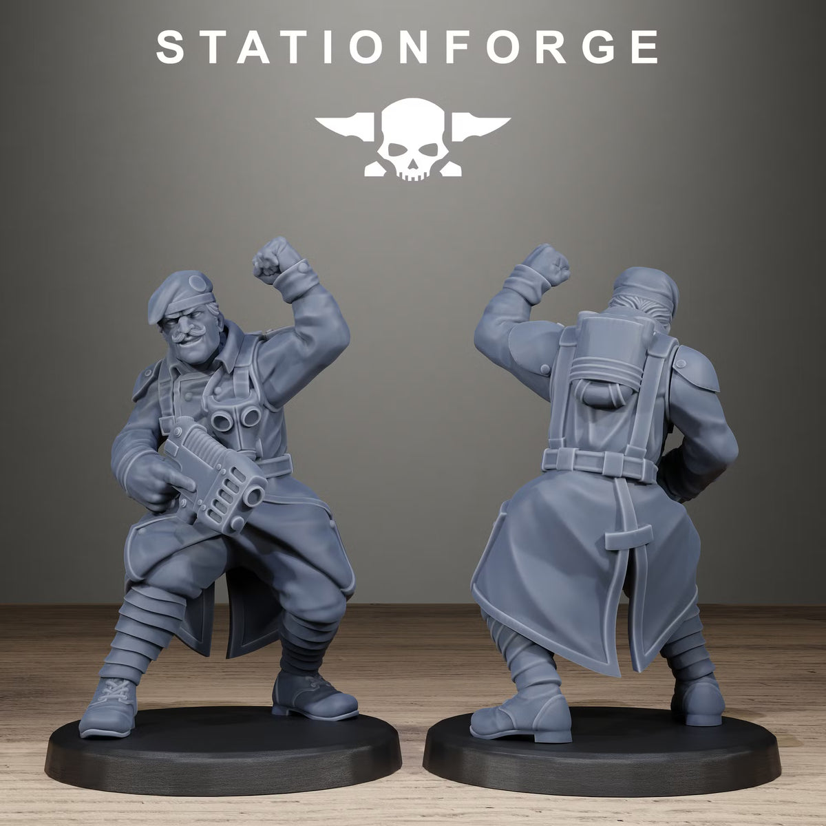 GrimGuard Unmasked Infantry (x10) - TTRPG - Wargaming - Grimdark