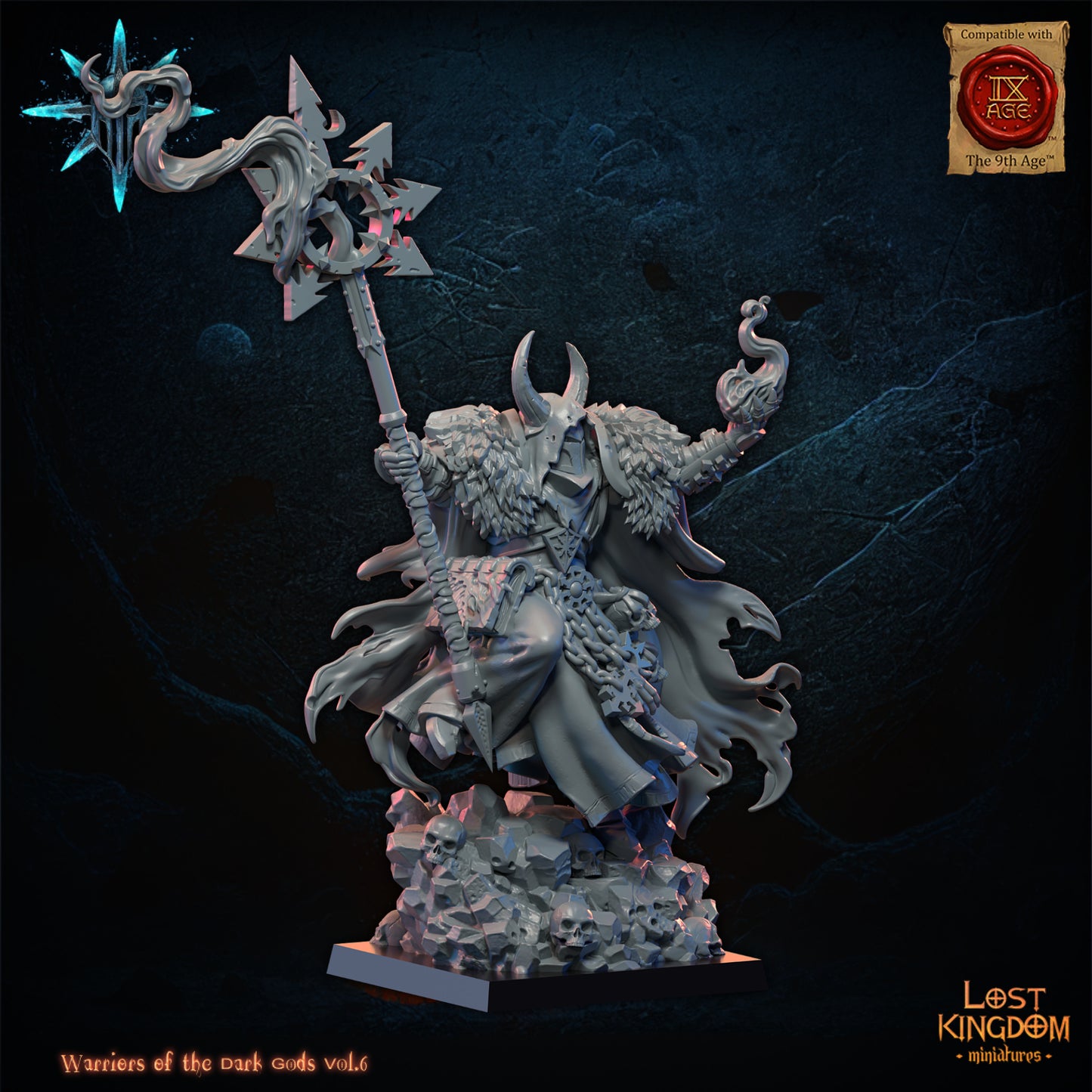 Dark Sorcerer - Warriors of the Dark Gods - Chaos Warriors - TTRPG - Wargaming - Dungeons and Dragons