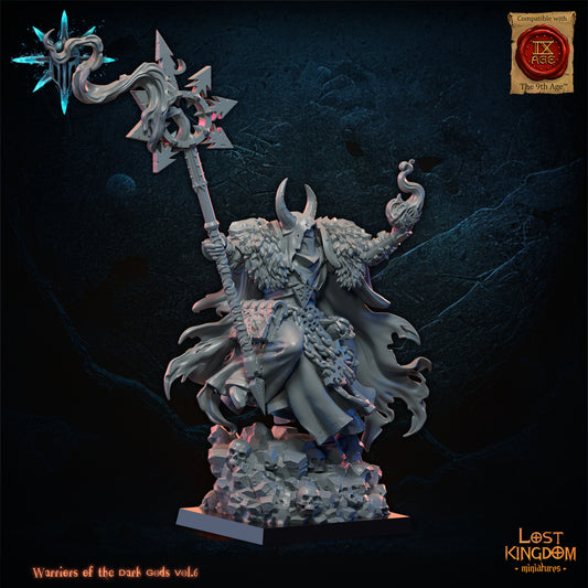 Sorcier noir - Guerriers des Dieux obscurs - Guerriers du Chaos - JDR - Wargaming - Donjons et Dragons