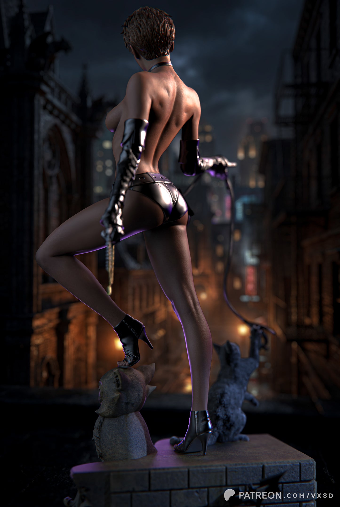 Halle Berry's Catwoman (75mm to 500mm) - Unassembled/Unpainted/3D Print