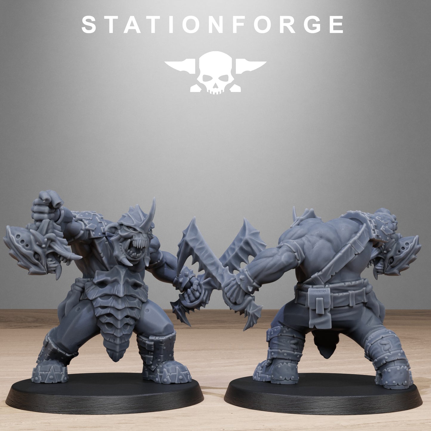 Orkaz Biotech Looters (x10) - by Station Forge - TTRPG - Wargaming - Grimdark