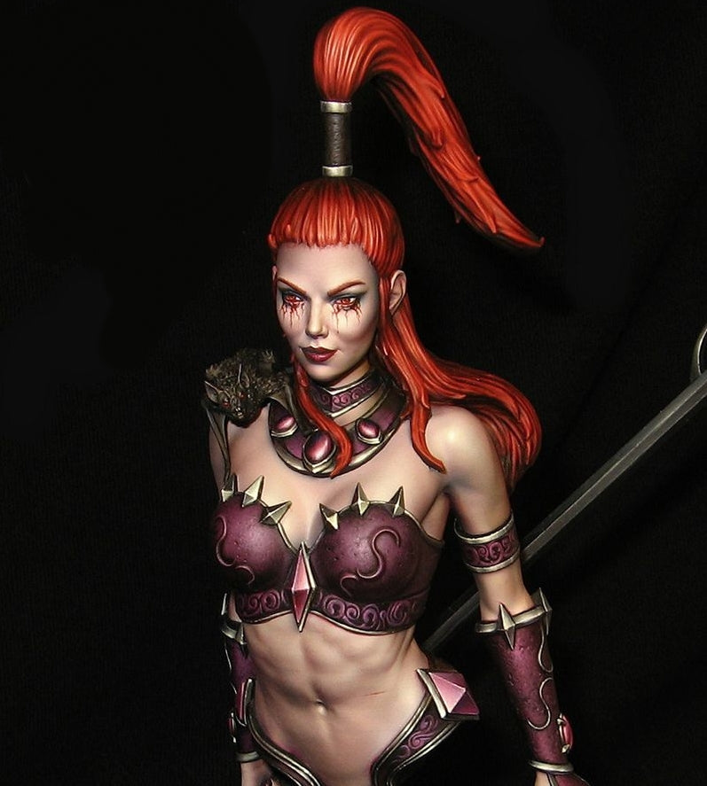 Sonia the Night Warrior Sculpture (32mm to 500mm) - Unassembled/Unpainted/3D Print