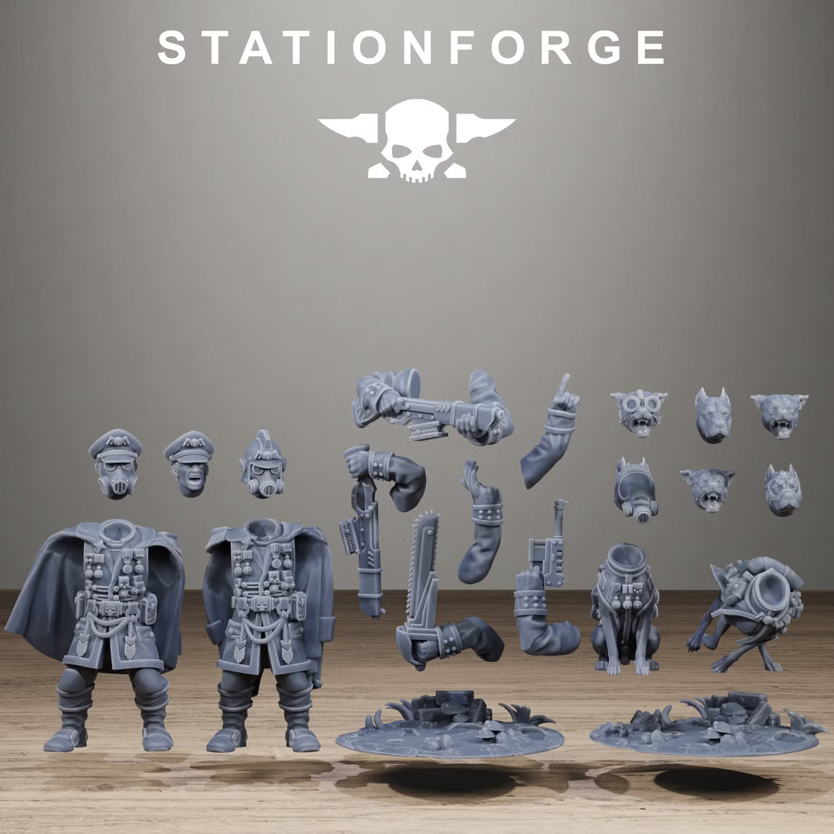 GrimGuard Honoured Commander (x2) - TTRPG - Wargaming - Grimdark