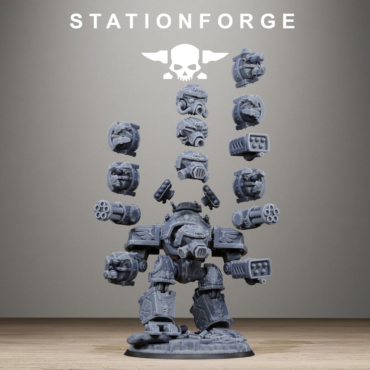 Grimguard MechGuard (x2) War Construct - TTRPG - Wargaming - Grimdark