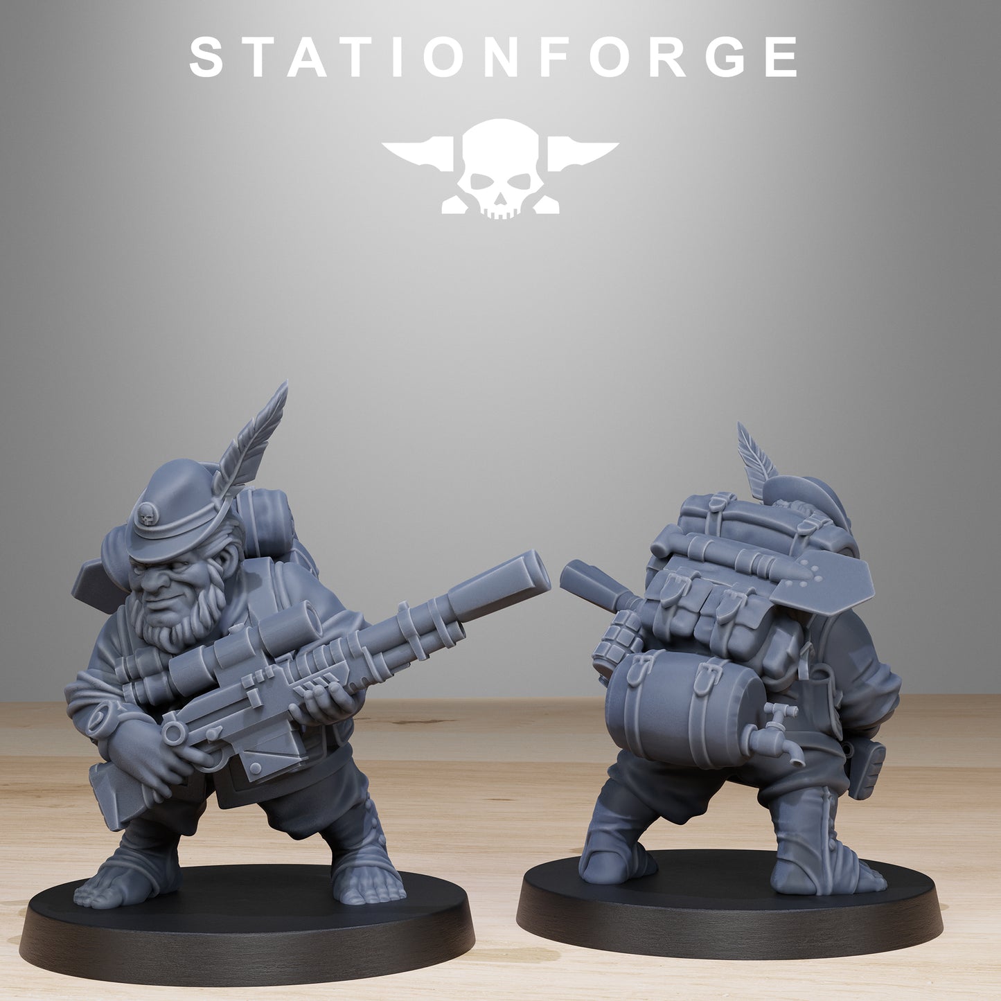 GrimGuard Skulldart Trappers (x12) - TTRPG - Wargaming - Grimdark