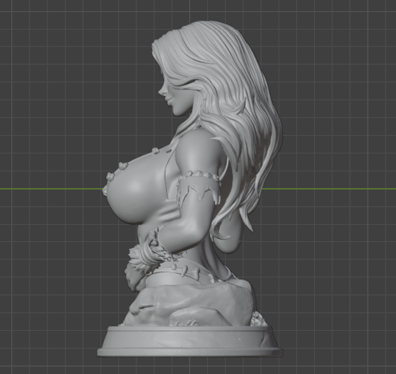 Savage Land Rogue Bust (75mm to 500mm) - Unassembled/Unpainted/3D Print