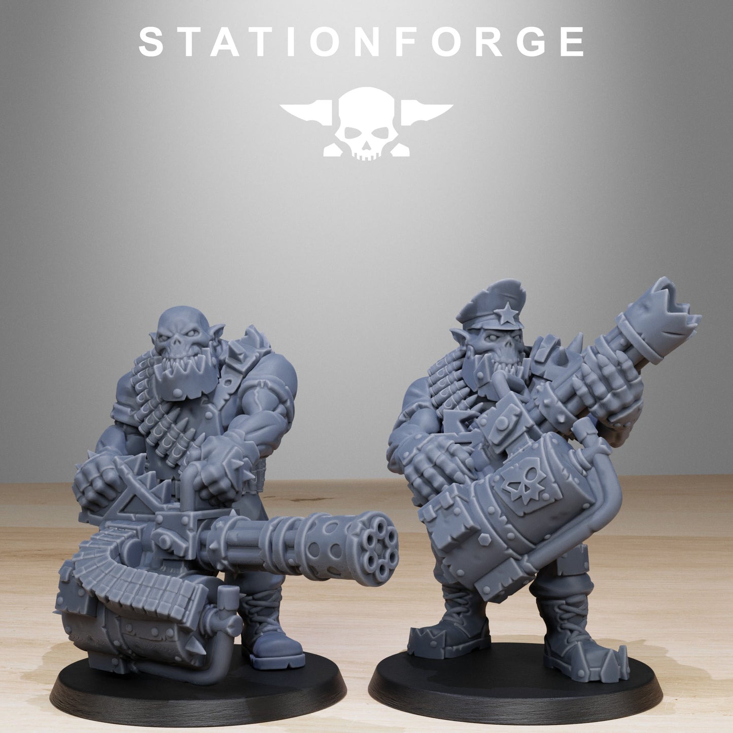 Orkaz Team Fighters (x11) TTRPG - Wargaming - Grimdark