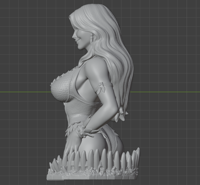 Savage Land Phoenix Ascendant Jean Grey Bust (75mm to 500mm) - Unassembled/Unpainted/3D Print