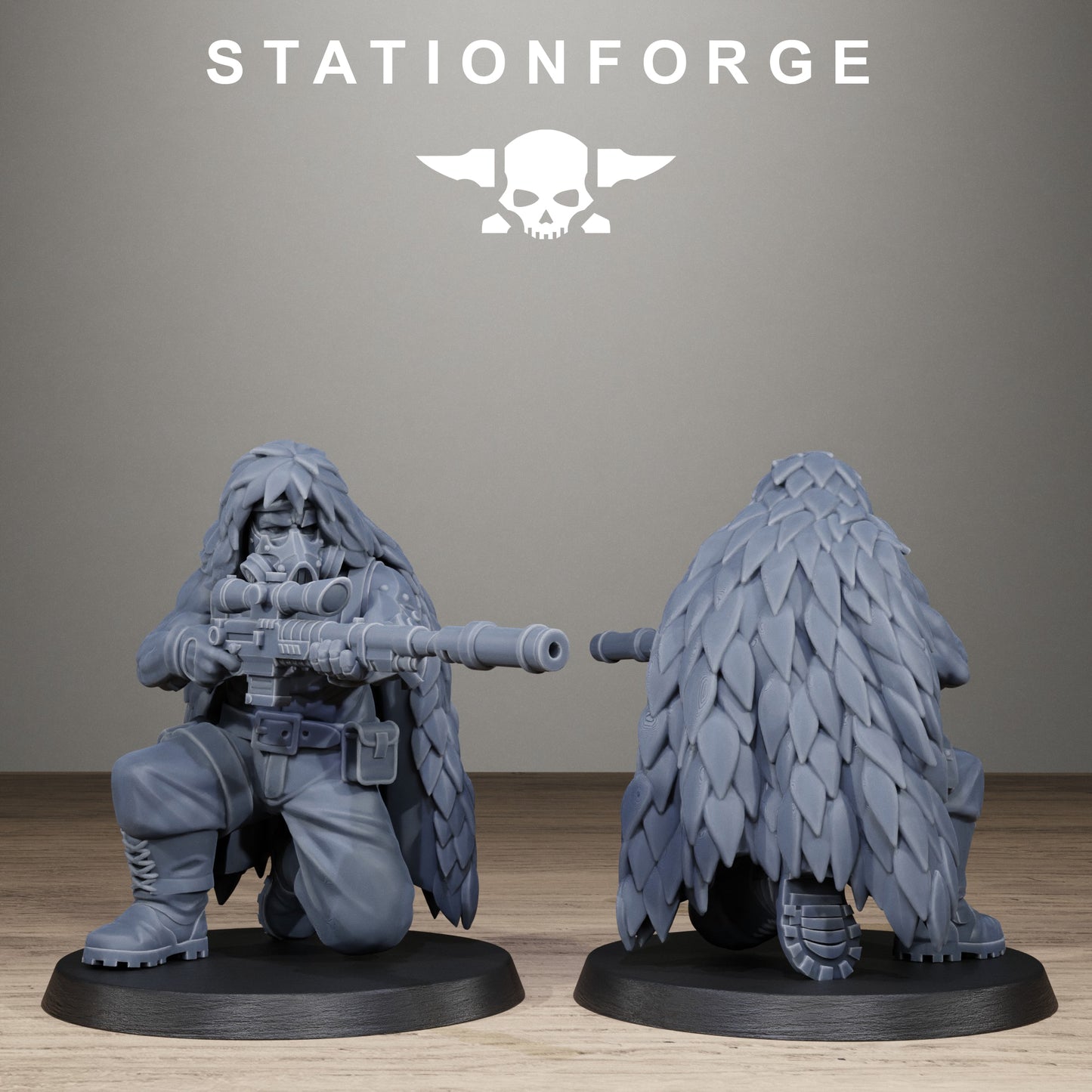 GrimGuard Jungle Fighter Snipers (x10) TTRPG - Wargaming - Grimdark - Sci-Fi