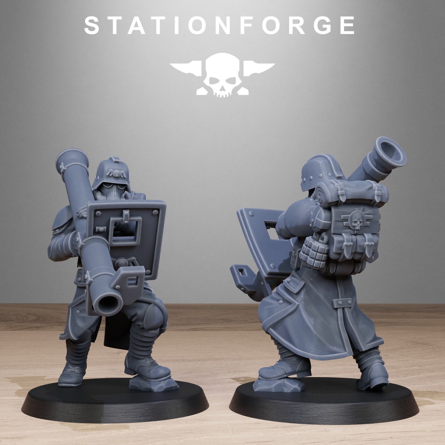 GrimGuard Rocketeers (x10) - TTRPG - Wargaming - Sci-Fi - Grimdark