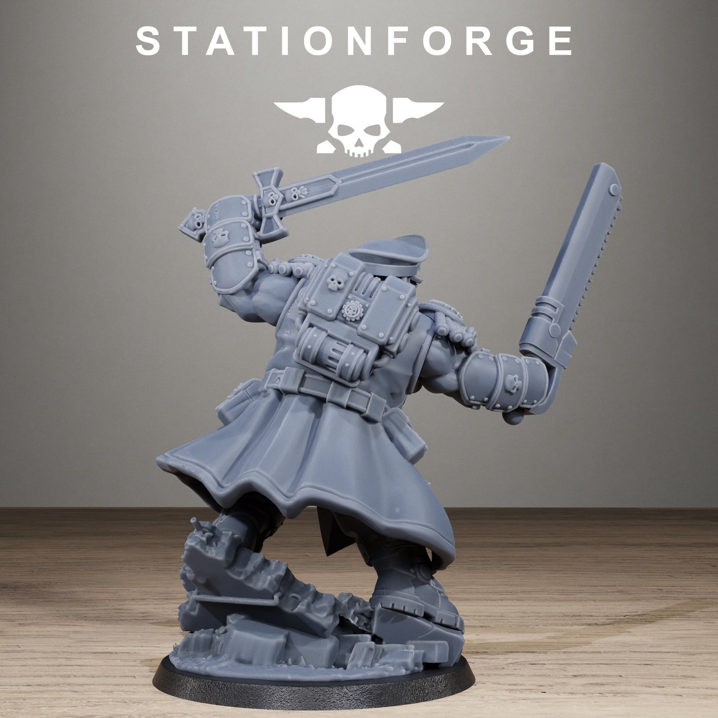 GrimGuard Mutant Leader (x2) - TTRPG - Wargaming - Grimdark