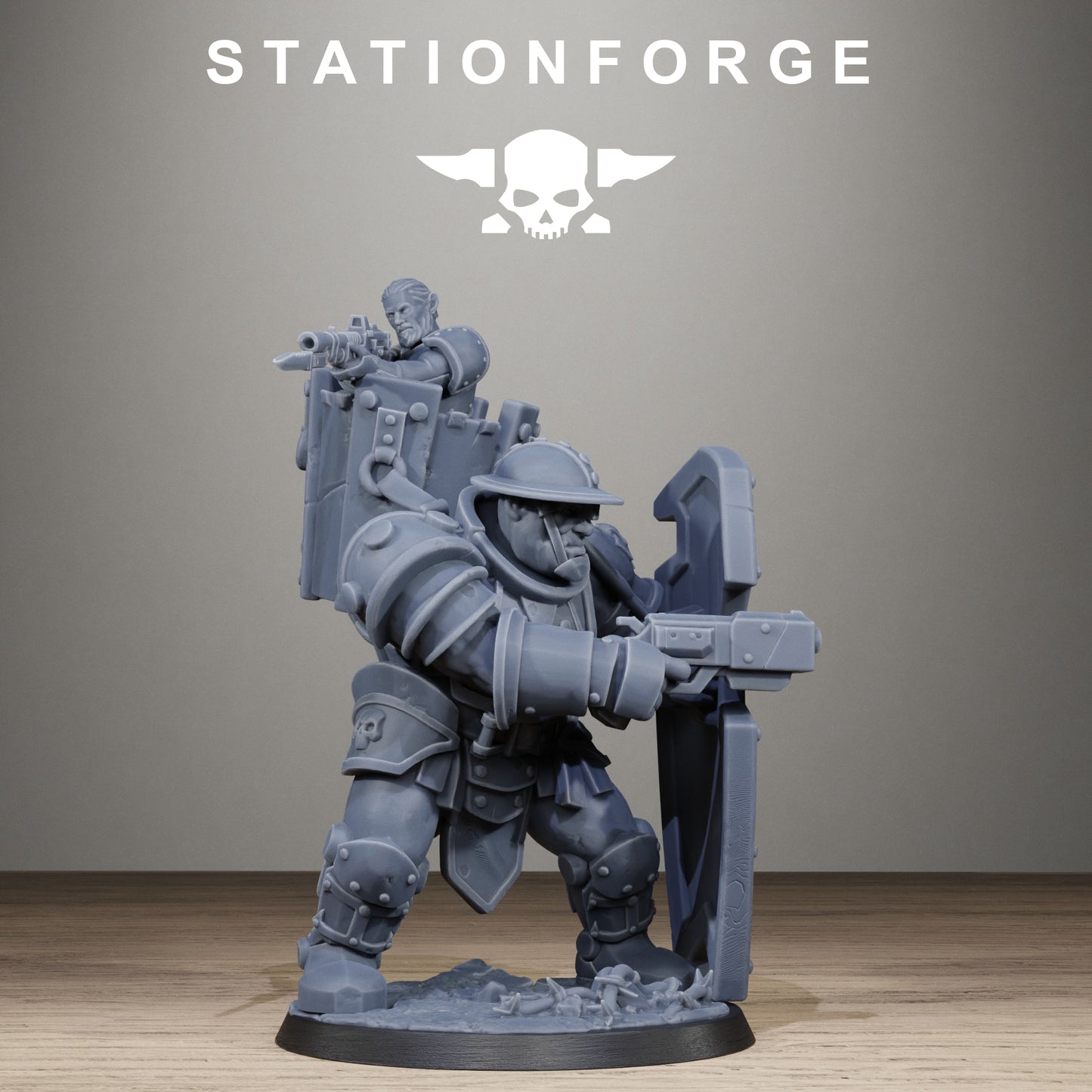 RoyalGuard Shield Bearer (x2) - TTRPG - Wargaming - Grimdark