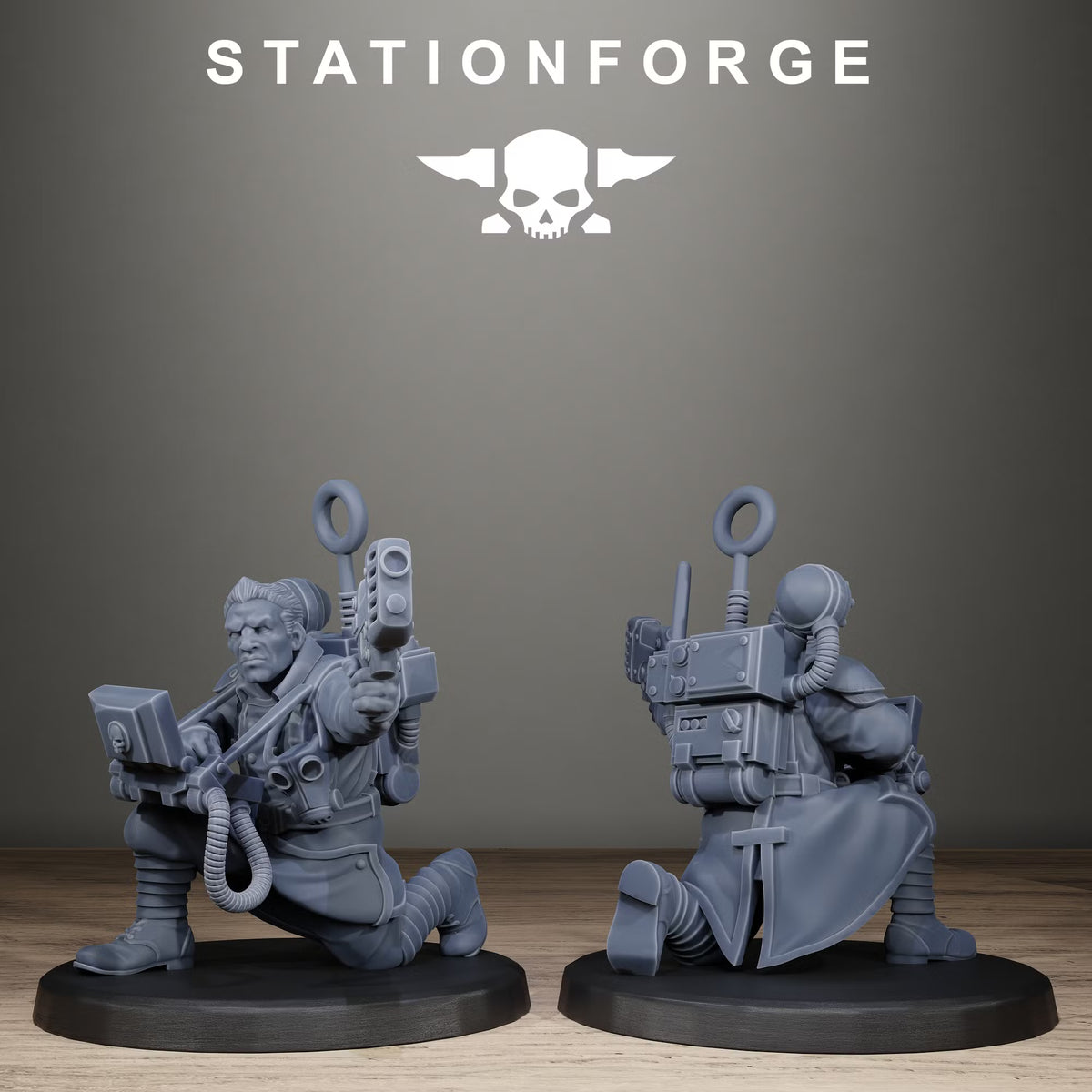 GrimGuard Unmasked Infantry (x10) - TTRPG - Wargaming - Grimdark