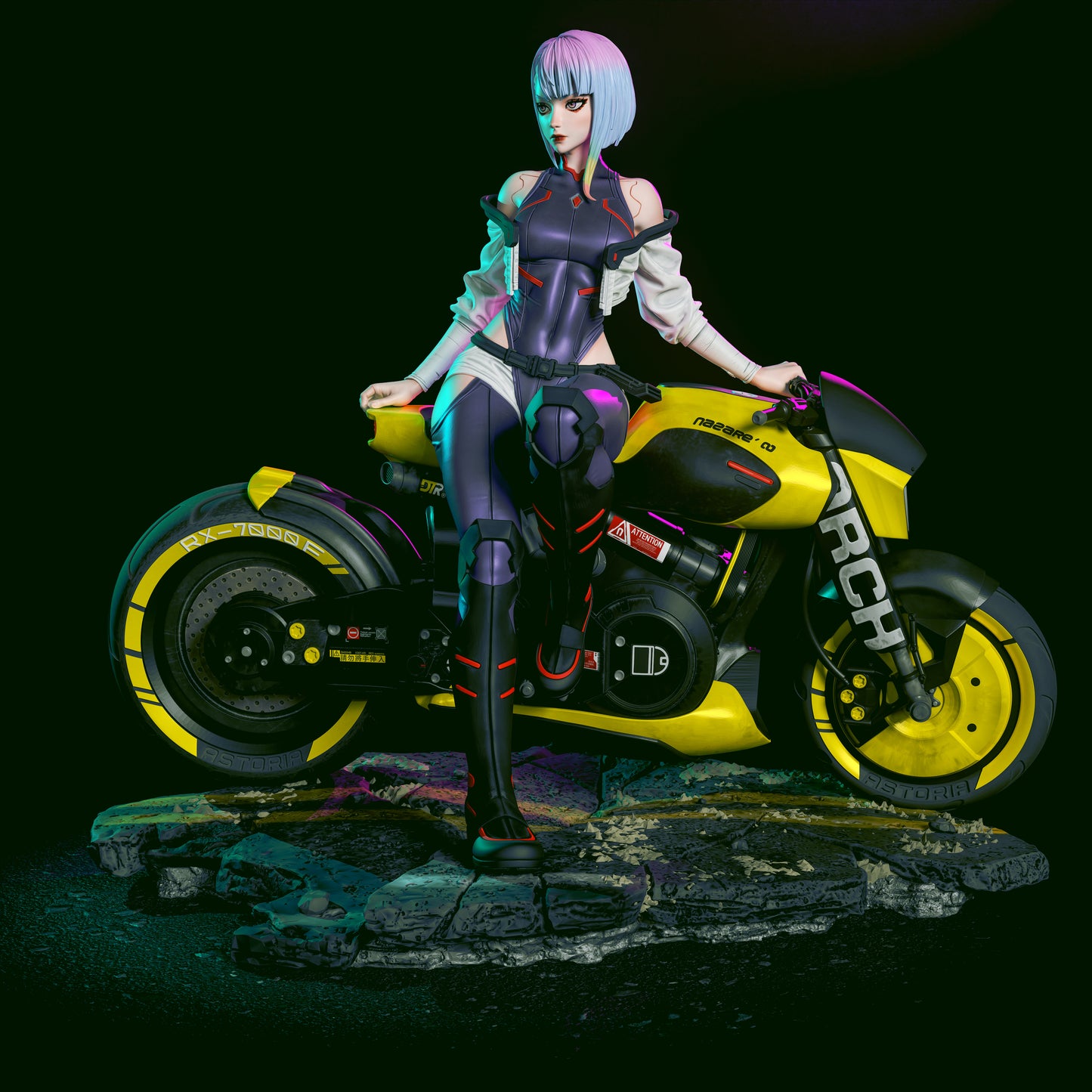 Lucy Sculpture (75mm to 500mm) - Unassembled/Unpainted/3D Print
