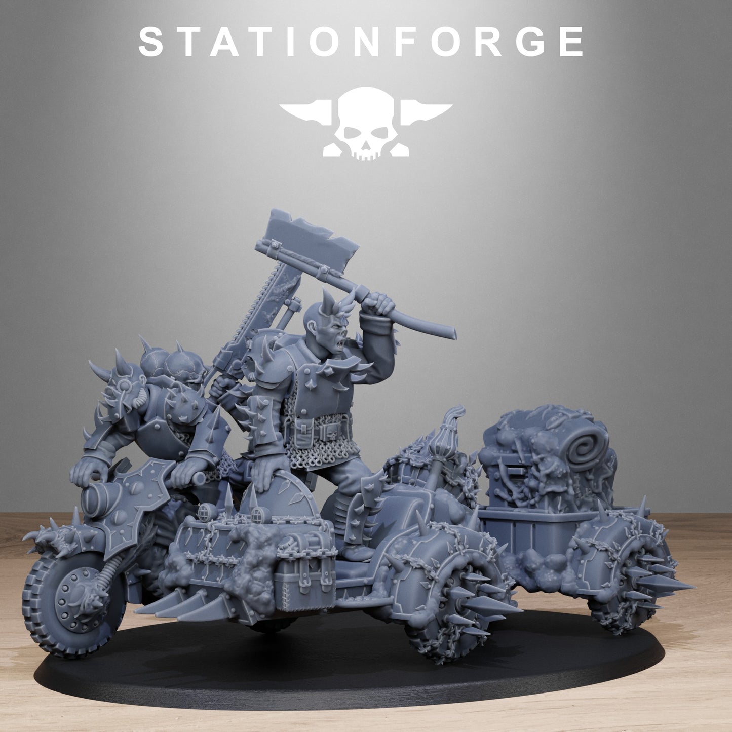 Corrupted Guard Bikers (x10) - TTRPG - Wargaming - Grimdark