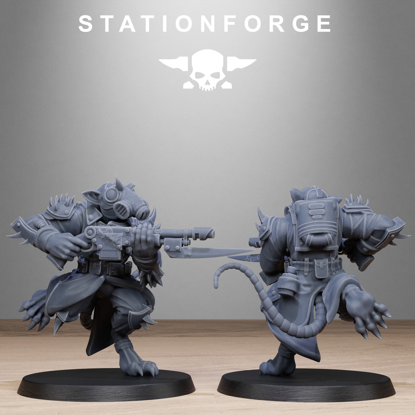 Corrupted Guard Raticus (x10) - TTRPG - Wargaming - Grimdark