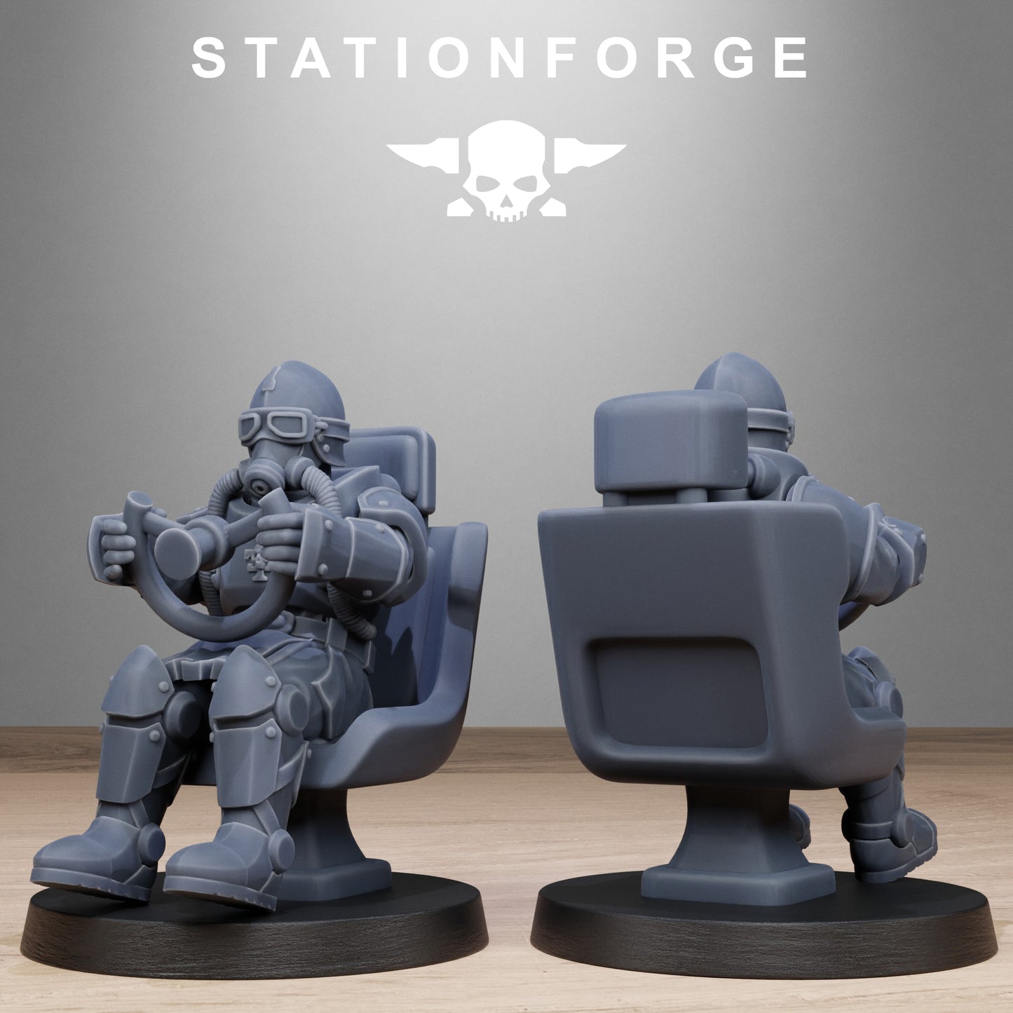 Pilot Commanders (x10) - by Station Forge - TTRPG - Wargaming - Grimdark