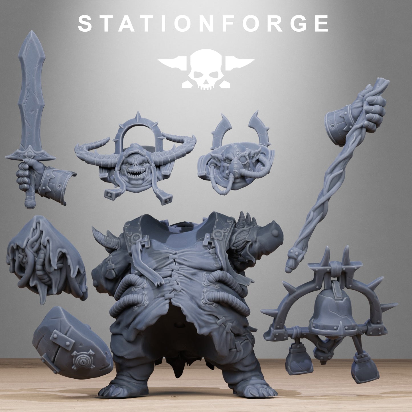 Corrupted Lord of the Filth - by Station Forge - TTRPG - Wargaming - Grimdark