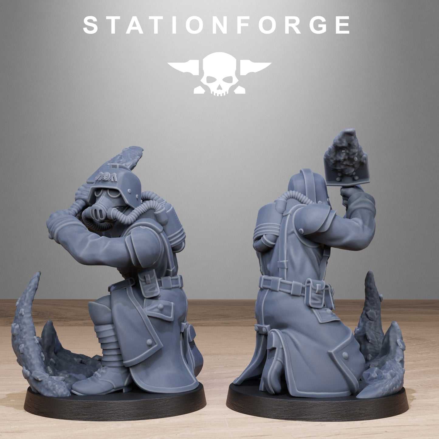 GrimGuard Shovel Fighter (x10) - TTRPG - Wargaming - Grimdark