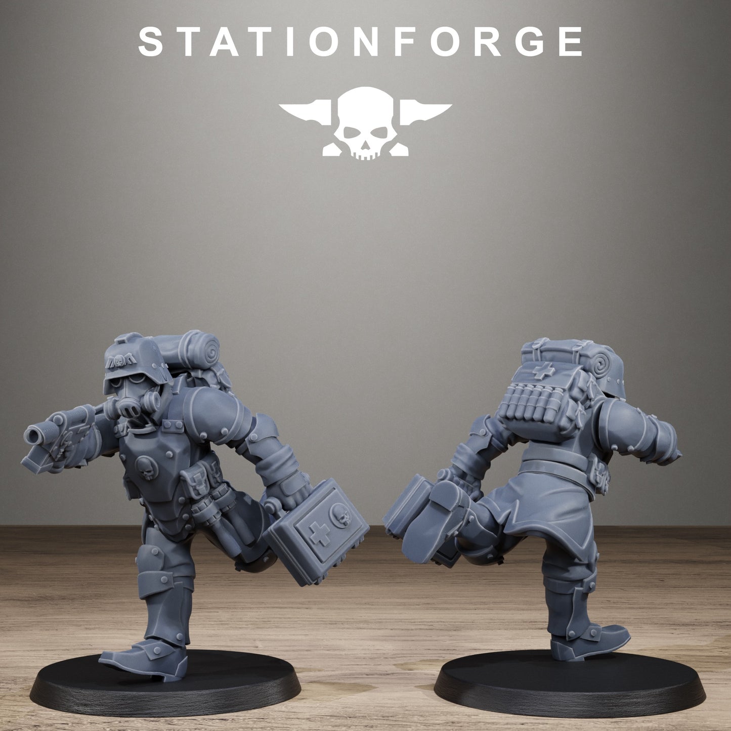 GrimGuard SteelClads (x10) - TTRPG - Wargaming - Grimdark