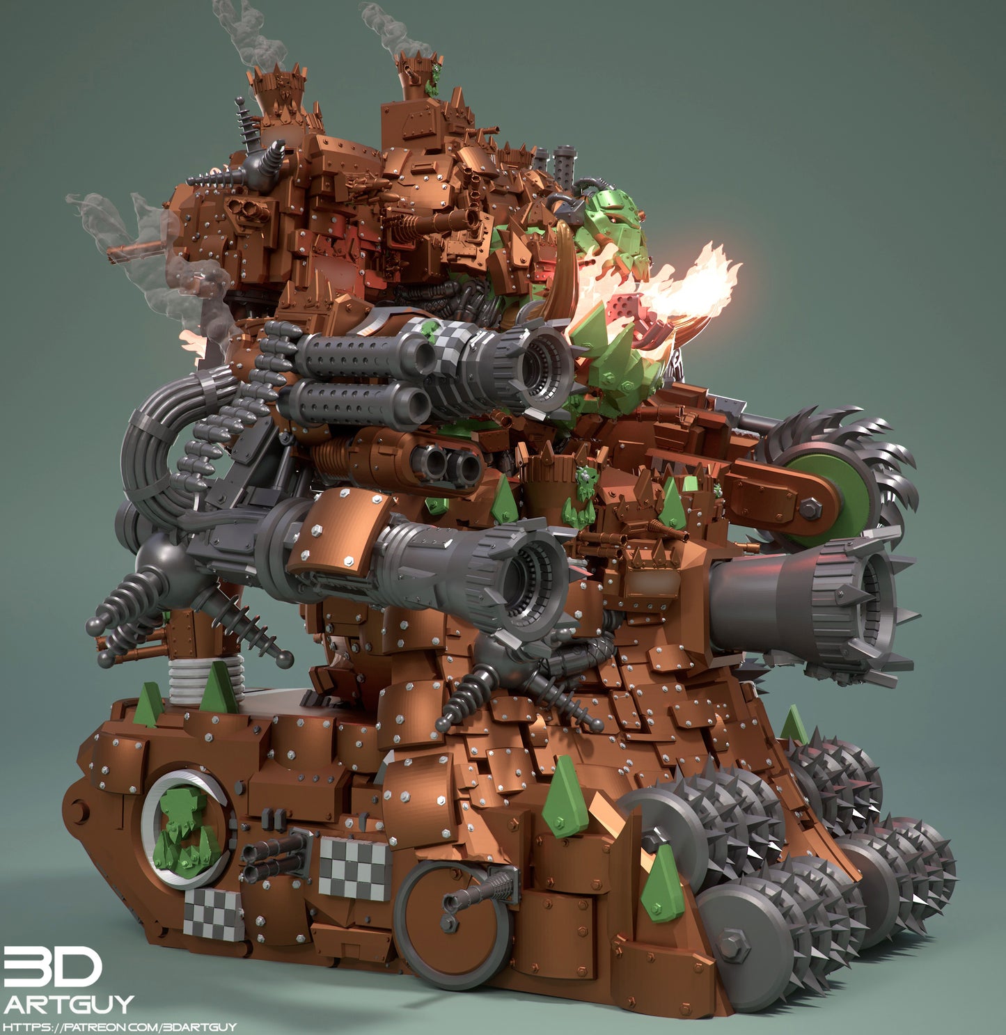 Orc Titan - War Construct - TTRPG - Wargaming - Grimdark