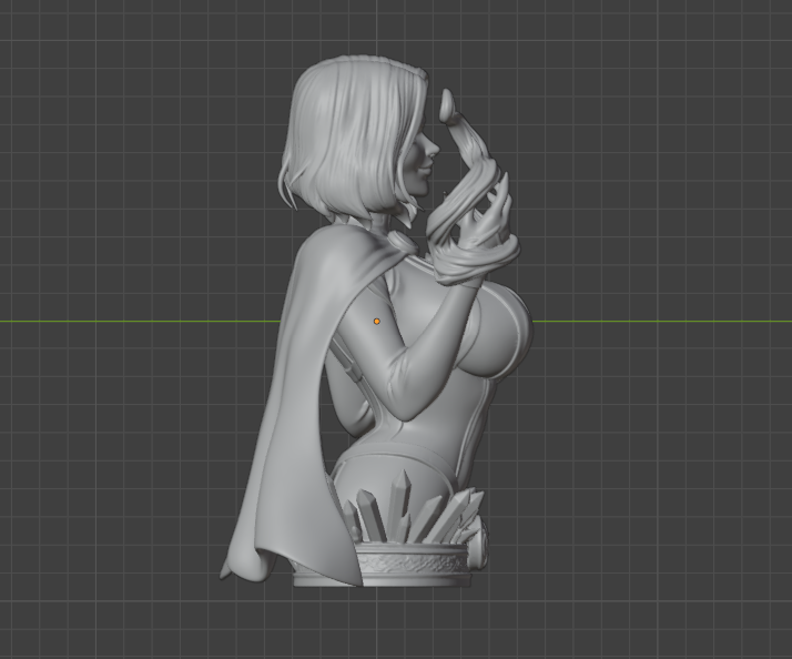 Raven Bust (75mm to 500mm) - Unassembled/Unpainted/3D Print
