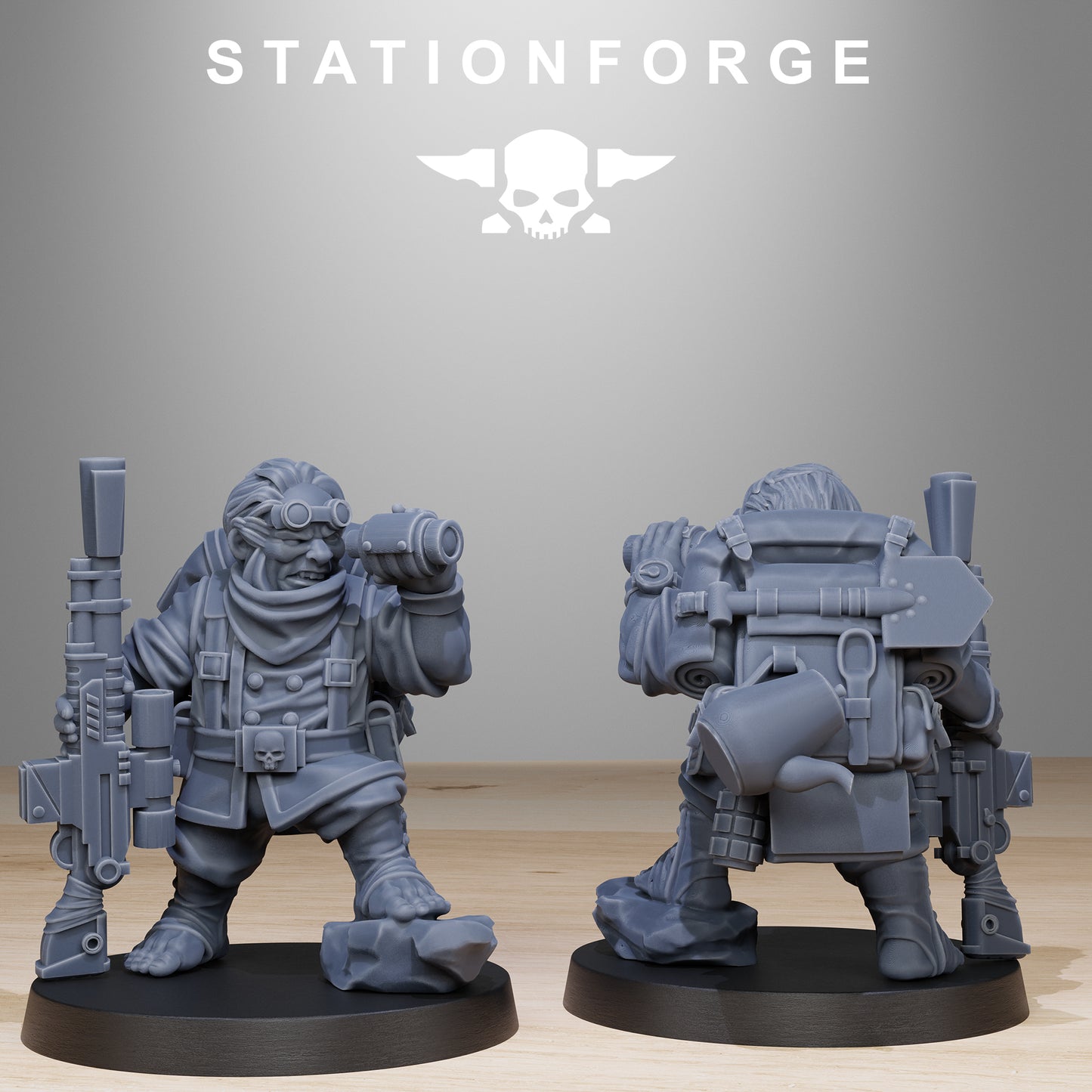 GrimGuard Skulldart Trappers (x12) - TTRPG - Wargaming - Grimdark