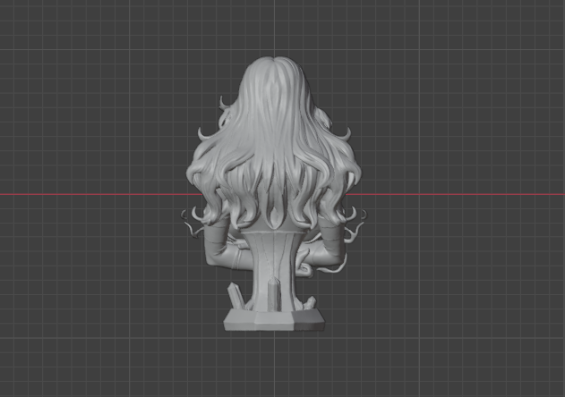 Starfire Bust (75mm to 500mm) - Unassembled/Unpainted/3D Print