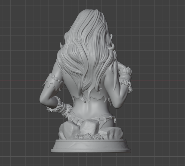 Savage Land Rogue Bust (75mm to 500mm) - Unassembled/Unpainted/3D Print