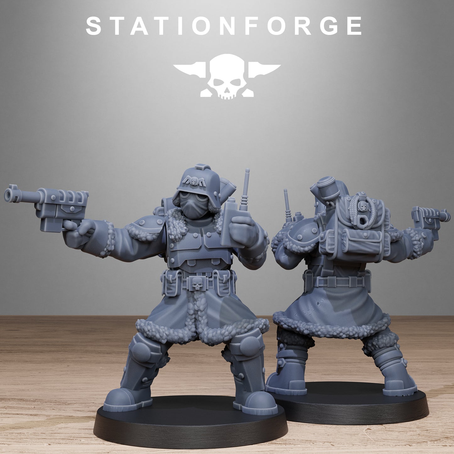 GrimGuard Frostwatch Patrol (x10) - TTRPG - Wargaming - Sci-Fi - Grimdark