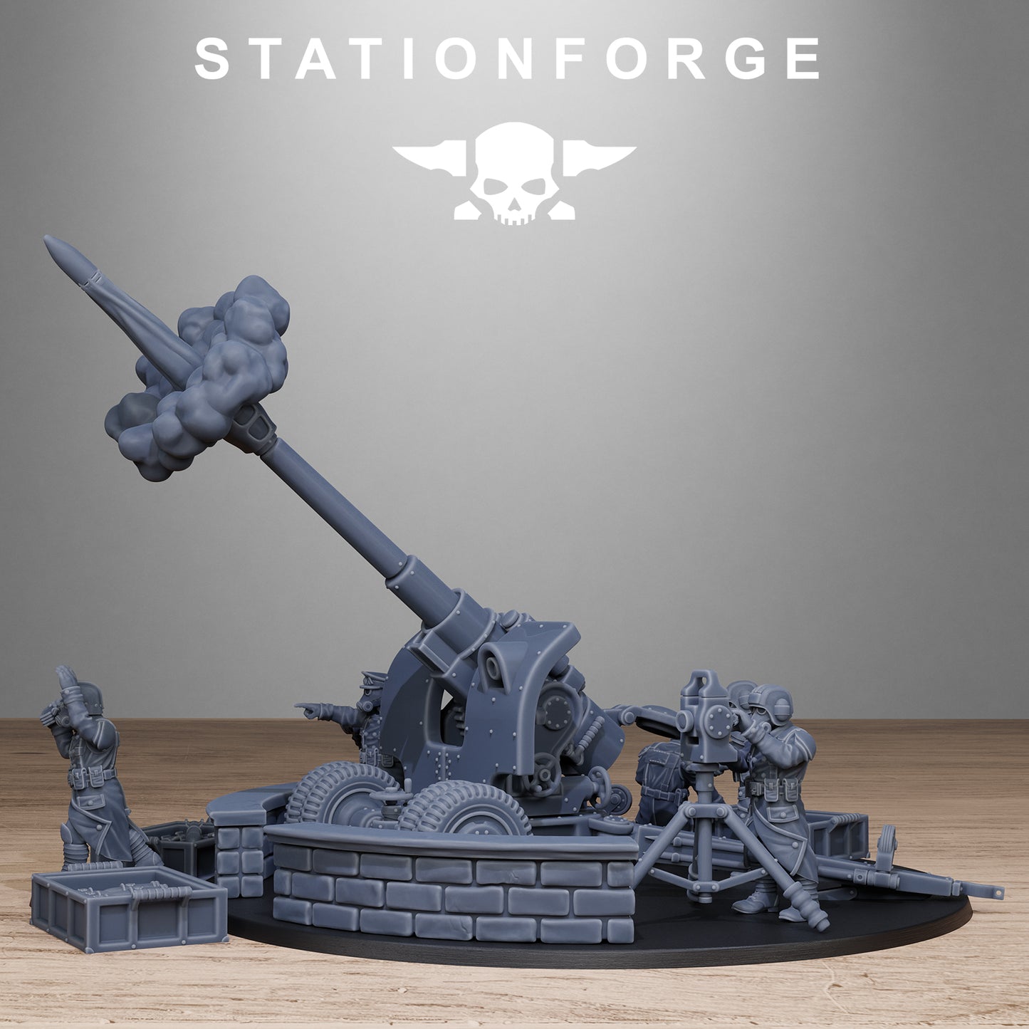 GrimGuard Light Artillery 2.0 (x3) - TTRPG - Wargaming - Sci-Fi - Grimdark