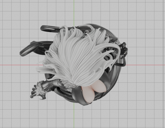 Black Cat Bust (75mm to 500mm) - Unassembled/Unpainted/3D Print