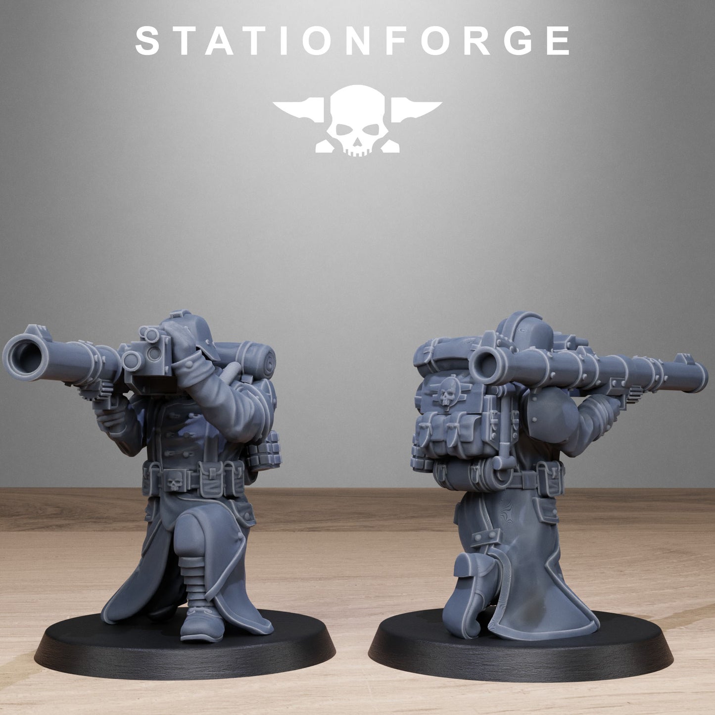 GrimGuard Rocketeers (x10) - TTRPG - Wargaming - Sci-Fi - Grimdark