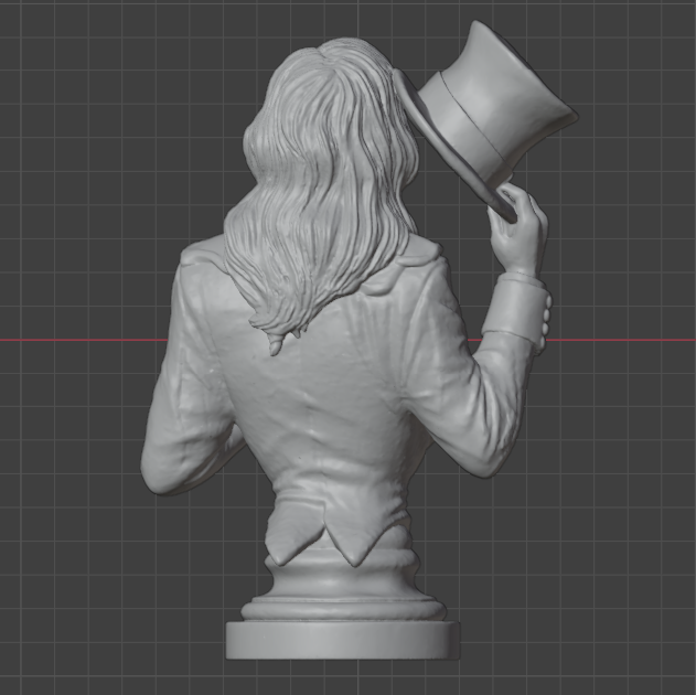 Zatanna Bust(75mm to 500mm) - Unassembled/Unpainted/3D Print