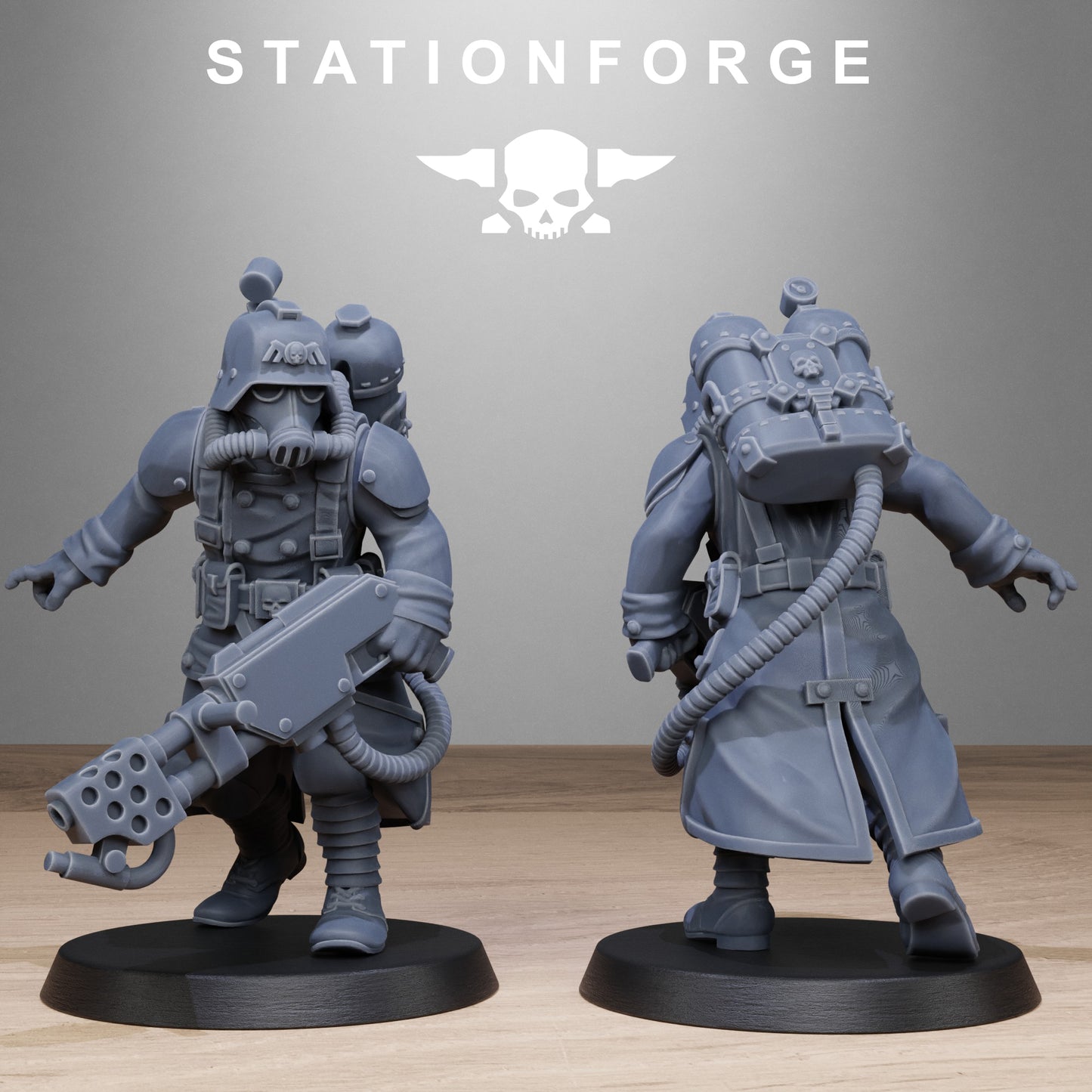 GrimGuard Flamers (x10) - TTRPG - Wargaming - Grimdark