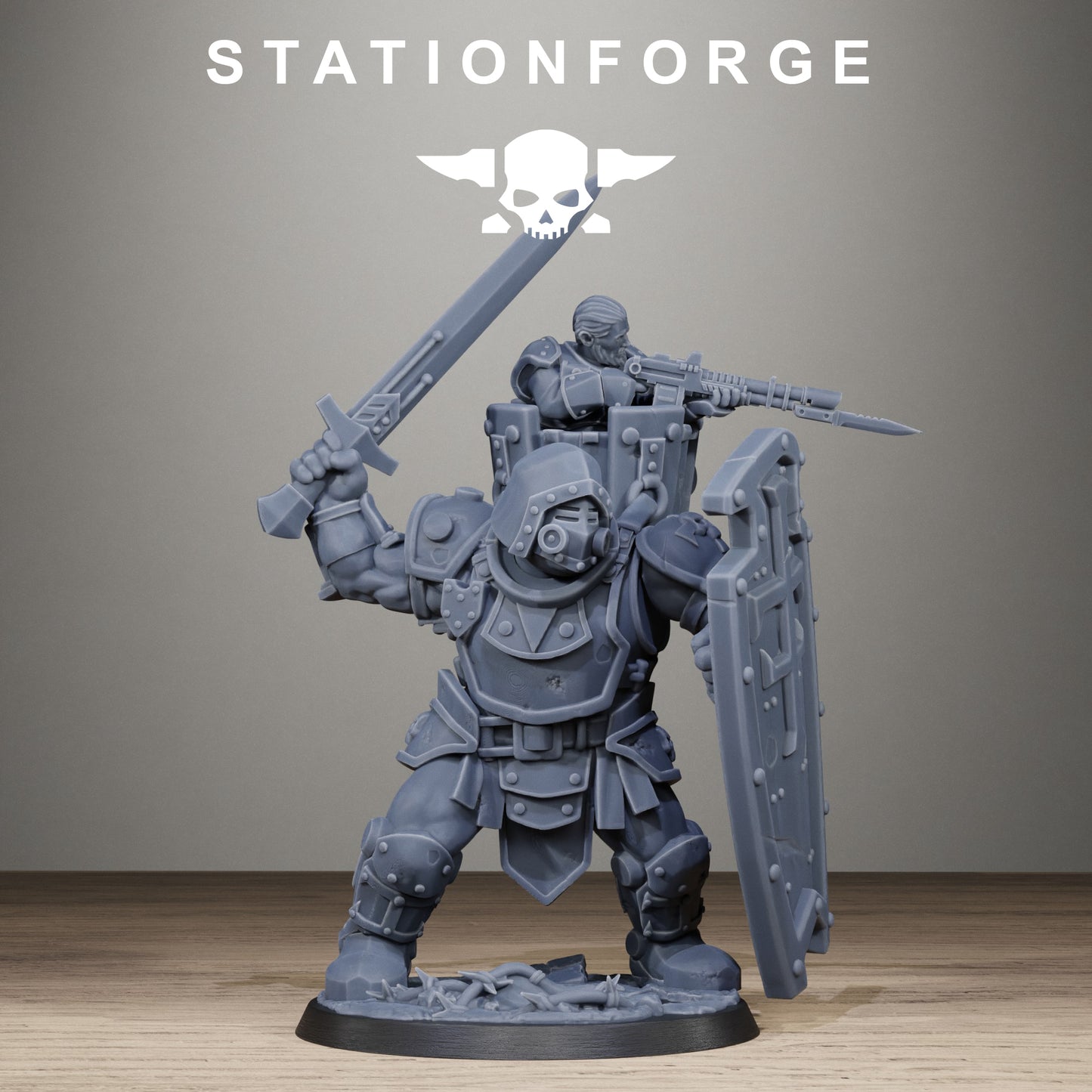RoyalGuard Shield Bearer (x2) - TTRPG - Wargaming - Grimdark