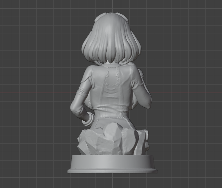 Yuichiro Uraraka Bust (75mm to 500mm) - Unassembled/Unpainted/3D Print