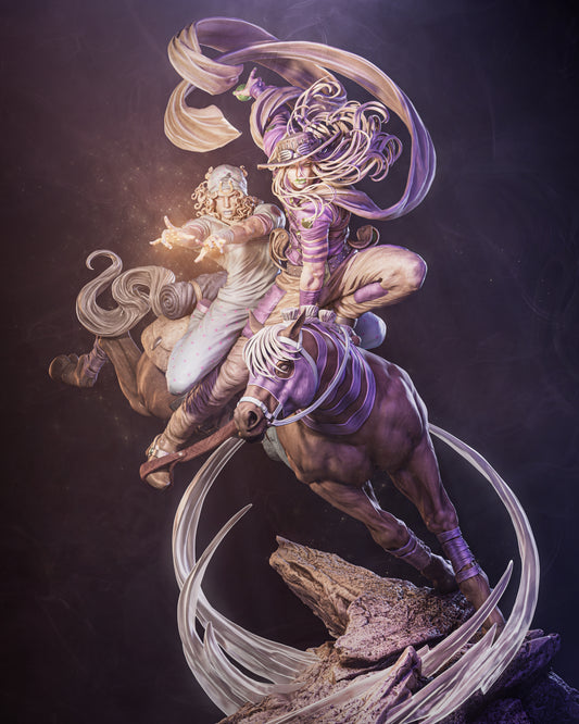 JoJo's Bizarre Adventure : Sculpture Steel Ball Run (75 mm à 500 mm) - Non assemblé/Non peint/Impression 3D