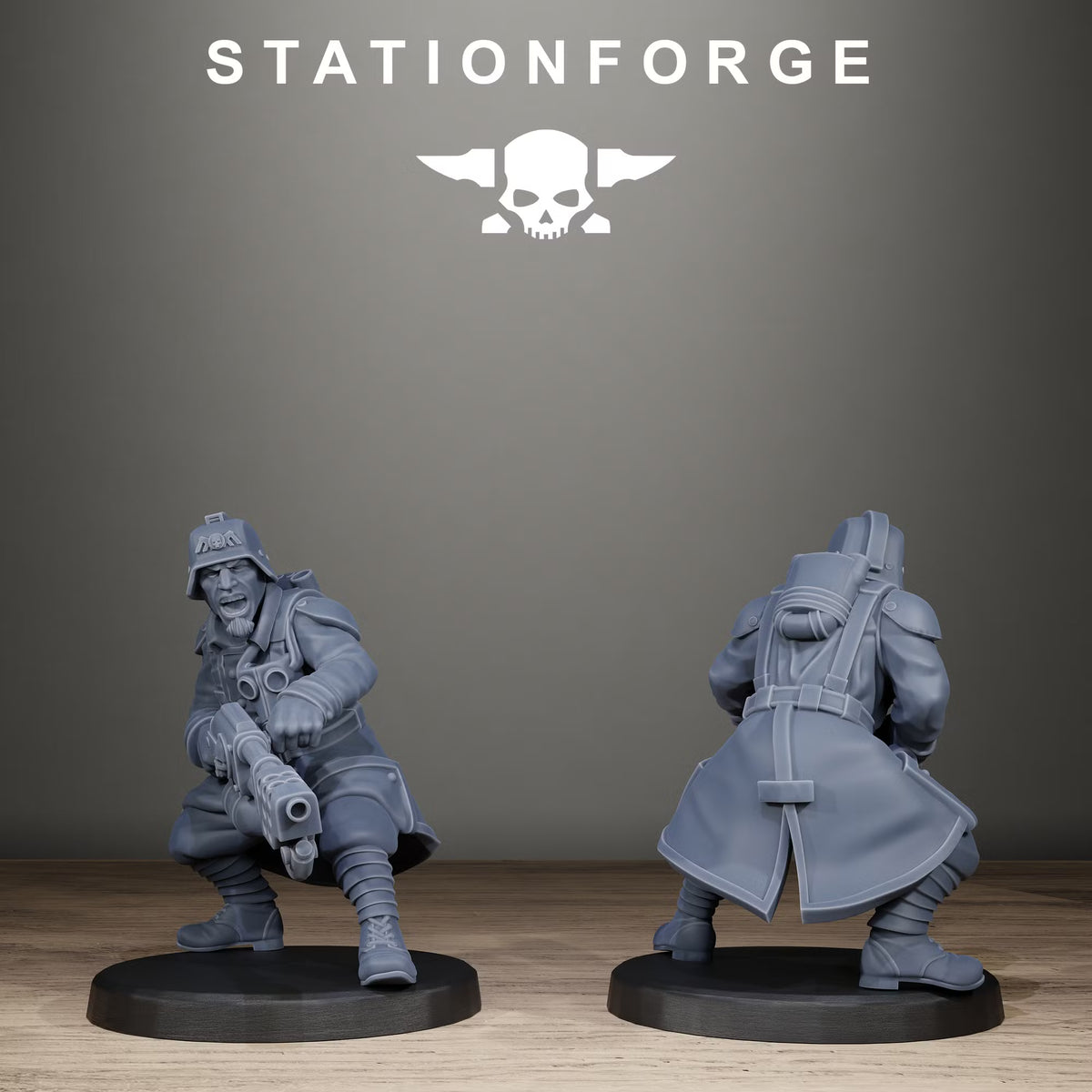 GrimGuard Unmasked Infantry (x10) - TTRPG - Wargaming - Grimdark