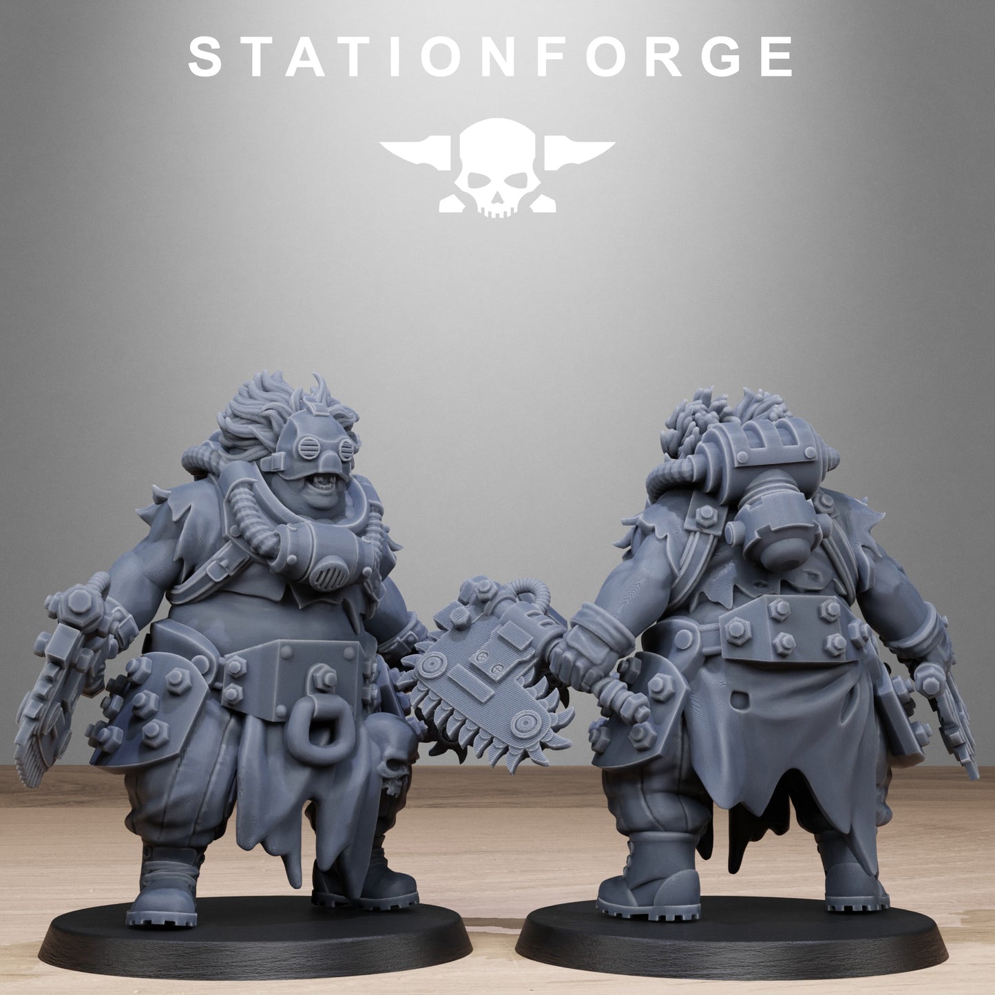 Techno Savage Barbarians (x10) - TTRPG - Wargaming - Grimdark